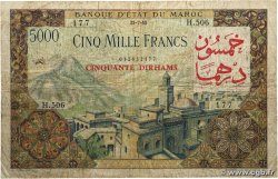 5000 Francs MAROC  1960 P.49