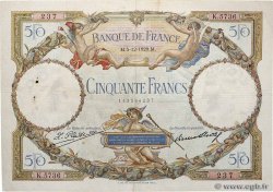 50 Francs LUC OLIVIER MERSON FRANCE  1929 F.15.03
