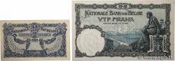 1 et 5 Francs Lot BELGIEN  1920 P.092 et P.093 VZ+