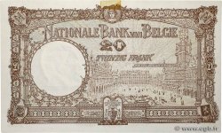 20 Francs BELGIEN  1940 P.098c VZ+