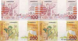 100 et 200 Francs Lot BELGIEN  1995 P.147 et P.148 fST+