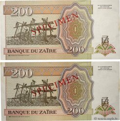 200 Nouveaux Zaïres Spécimen ZAIRE  1994 P.62s AU+