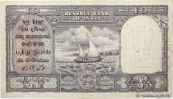 10 Rupees INDE  1957 P.039c TTB