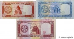 1, 5 et 10 Manat Lot TURKMÉNISTAN  1993 P.01 à P.03 pr.NEUF