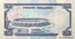 20 Shillings KENYA  1988 P.25a F+