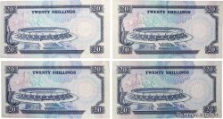 20 Shillings Lot KENYA  1990 P.25c VF+