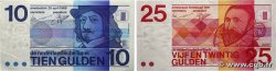 10 et 25 Gulden Lot NIEDERLANDE  1968 P.091