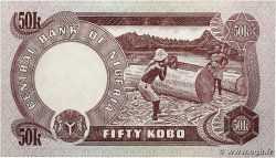 50 Kobo NIGERIA  1973 P.14f ST