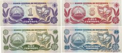 1, 5, 10 et 20 Centavos  Lot NICARAGUA  1991 P.167 à P.170 pr.NEUF