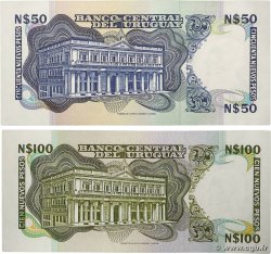 50 et 100 Nuevos Pesos Lot URUGUAY  1981 P.061c et P.062c pr.NEUF