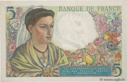 5 Francs BERGER FRANCE  1945 F.05.06 UNC-