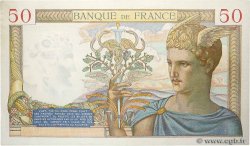 50 Francs CÉRÈS modifié FRANCE  1939 F.18.31 AU