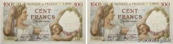 100 Francs SULLY Consécutifs FRANCE  1941 F.26.48
