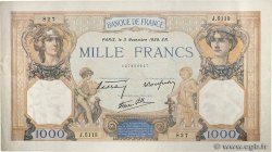 1000 Francs CÉRÈS ET MERCURE type modifié FRANCE  1938 F.38.32
