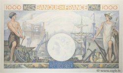 1000 Francs COMMERCE ET INDUSTRIE FRANCE  1940 F.39.01 UNC-