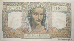 1000 Francs MINERVE ET HERCULE FRANCE  1945 F.41.03 UNC-