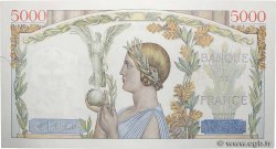 5000 Francs VICTOIRE modifié, taille douce FRANCE  1938 F.45.01 XF-
