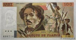 100 Francs DELACROIX modifié UNIFACE FRANCE  1995 F.69U.08 NEUF
