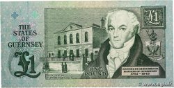 1 Pound GUERNESEY  1991 P.52b TTB