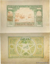 50 Francs Épreuve MOROCCO  1943 P.40 AU