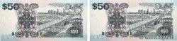 50 Dollars Consécutifs SINGAPORE  1987 P.22b UNC-