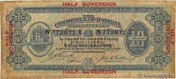 10 Shillings - 1/2 Souvereign AUSTRALIEN  1913 P.03b