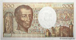 200 Francs MONTESQUIEU alphabet 101 FRANCE  1992 F.70bis.01 UNC
