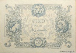 5 Francs ALGERIEN  1916 P.071a fVZ