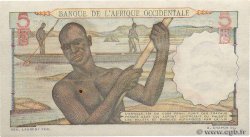 5 Francs FRENCH WEST AFRICA  1954 P.36 fST+