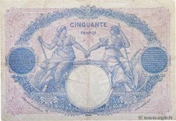 50 Francs BLEU ET ROSE FRANCIA  1924 F.14.37 BC