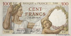 100 Francs SULLY FRANCE  1939 F.26.06