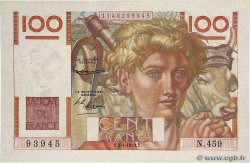 100 Francs JEUNE PAYSAN FRANCE  1952 F.28.32