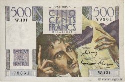 500 Francs CHATEAUBRIAND FRANCE  1953 F.34.11