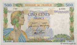 500 Francs LA PAIX FRANCE  1942 F.32.38