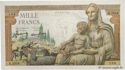 1000 Francs DÉESSE DÉMÉTER FRANCE  1942 F.40.14