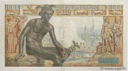 1000 Francs DÉESSE DÉMÉTER FRANCE  1942 F.40.14 VF
