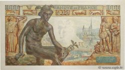 1000 Francs DÉESSE DÉMÉTER FRANCE  1943 F.40.18 XF