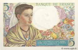 5 Francs BERGER FRANCE  1943 F.05.03 AU