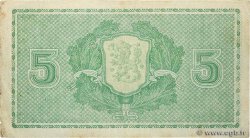 5 Markkaa FINLAND  1939 P.069a VF+