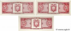 5 Sucres Lot ECUADOR  1988 P.113d UNC-