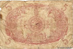 5 Francs Cabasson bleu FRENCH GUIANA  1947 P.01e G