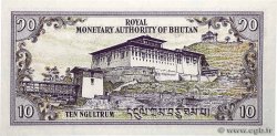 10 Ngultrum BHUTAN  1986 P.15a FDC