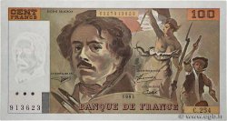 100 Francs DELACROIX imprimé en continu FRANCE  1993 F.69Bis.08