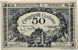 50 Centimes Numéro spécial MONACO  1920 P.03a UNC-