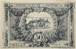 50 Centimes Numéro spécial MONACO  1920 P.03a UNC-
