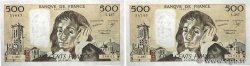 500 Francs PASCAL Lot FRANCE  1987 F.71.37 UNC-