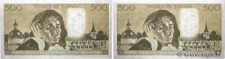 500 Francs PASCAL Lot FRANCE  1987 F.71.37 UNC-