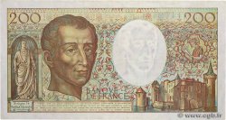 200 Francs MONTESQUIEU alphabet 101 FRANCE  1992 F.70bis.01 VF+