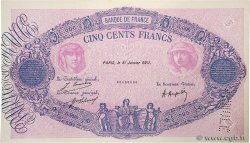 500 Francs BLEU ET ROSE Faux FRANCE  1921 F.30.00x UNC-