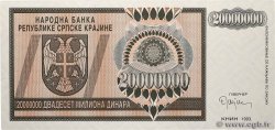 20000000 Dinara Spécimen CROATIE  1993 P.R13s NEUF